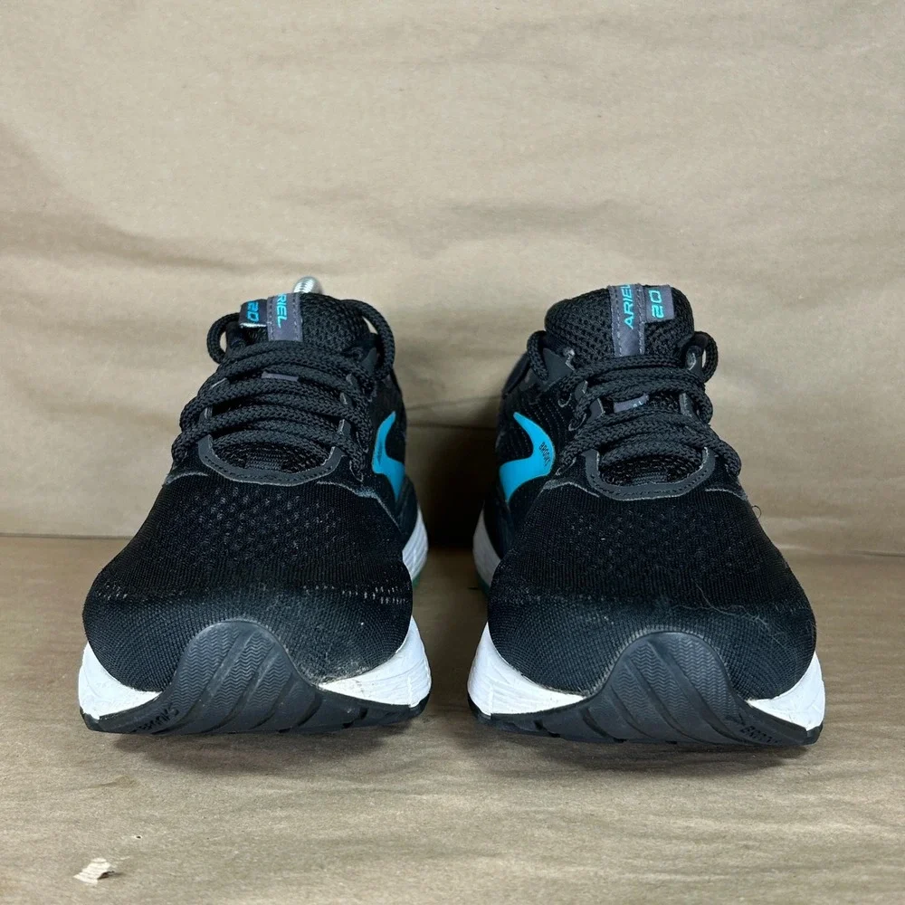 Brooks Ariel 20 Running Shoes Womens 9.5 Black Solid Motion Control Sneakers